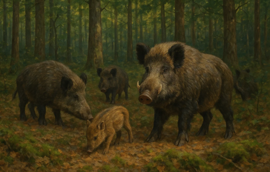 В Калининградской области предупреждают о начале гона у диких кабанов и напоминают о мерах безопасности
