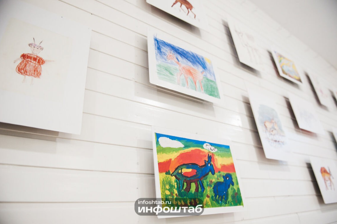 выставка, картины, дети