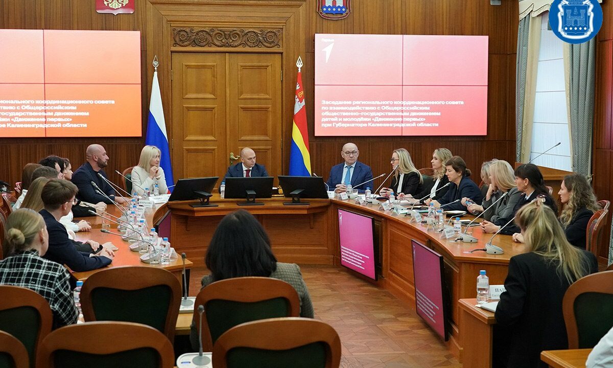 Координационный совет Движения Первых в Калининградской области обсудил итоги года и планы на 2025 год