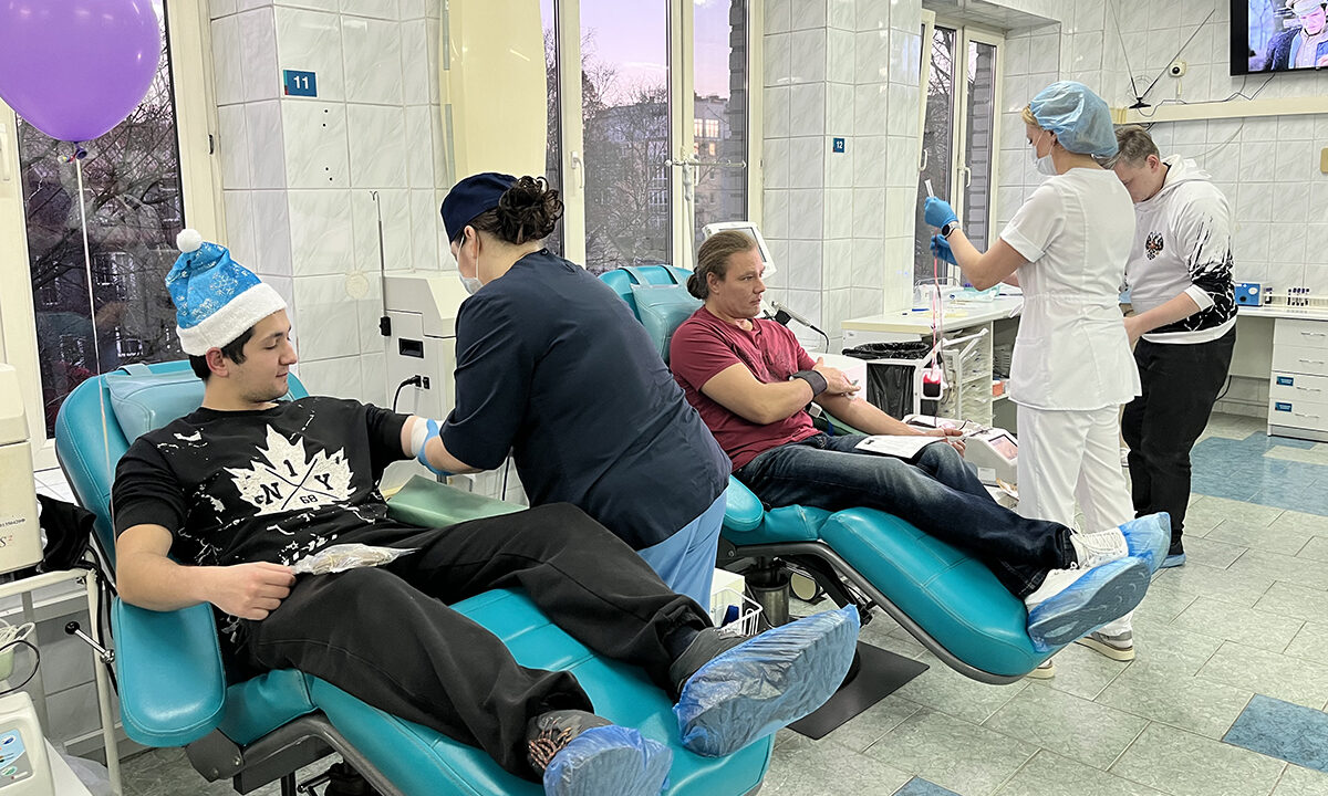 Донорский марафон завершает уходящий год