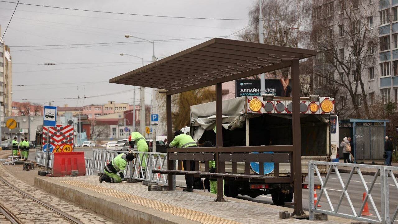 Открытие новых трамвайных остановок на улице 9 Апреля намечено на 15 декабря