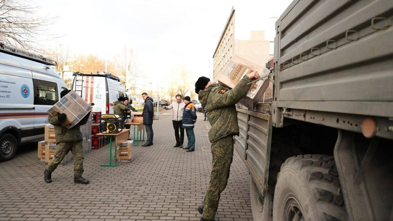 Калининград передал партию помощи морским пехотинцам в зоне СВО