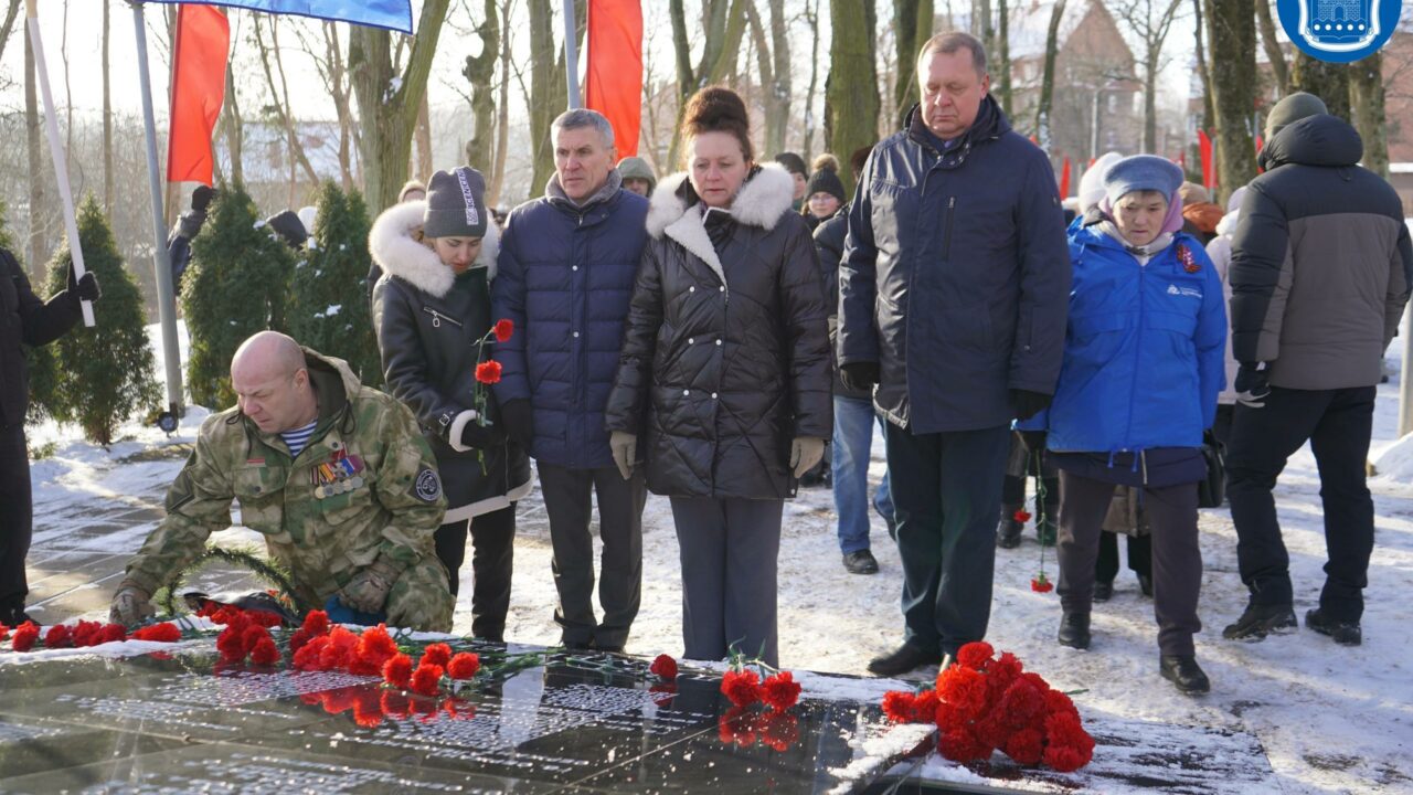 В Немане почтили годовщину взятия Рагнита советскими войсками