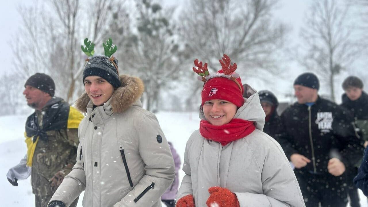 В Багратионовске Новый год встретили традиционным трезвым забегом