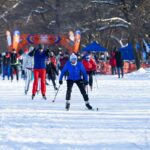 Около тысячи человек приняли участие в зимнем спортивном фестивале в парке Ашманна